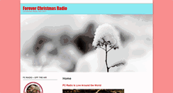 Desktop Screenshot of foreverchristmasradio.com